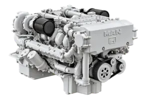 MAN D2842 representative engine illustration