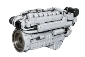 MAN D2876 representative engine illustration