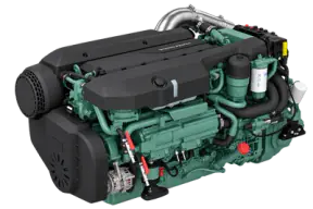 Volvo Penta D8A3-A MP representative engine illustration